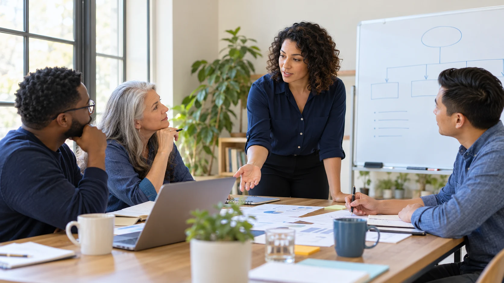 Illustrative founding team planning organizational development